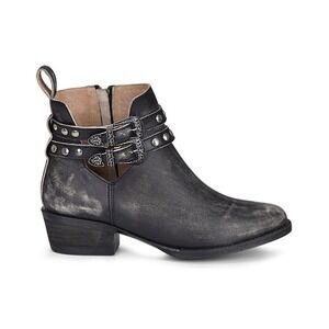 Corral Circle G Womens Distressed Harness & Studs Booties Round Toe Size 8.5 New